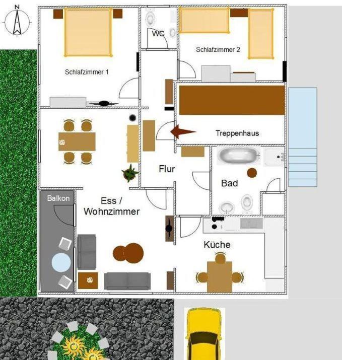 Ferienwohnung Odenwaldblick Momlingen 外观 照片